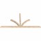 Ekena Millwork Richland Smooth Timber Gable Bracket, Douglas Fir, 108"W x 54"H x 3 1/2"D x 3 1/2"F, 12/12 Pitch GBW108X54X0404RIC00SDF - alternate 3